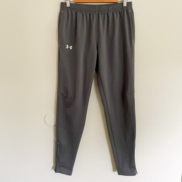 Under Armour Women's Fitted Challenger Knit Athletic Pants. Gray. Medium. Logo - Picture 12 of 12